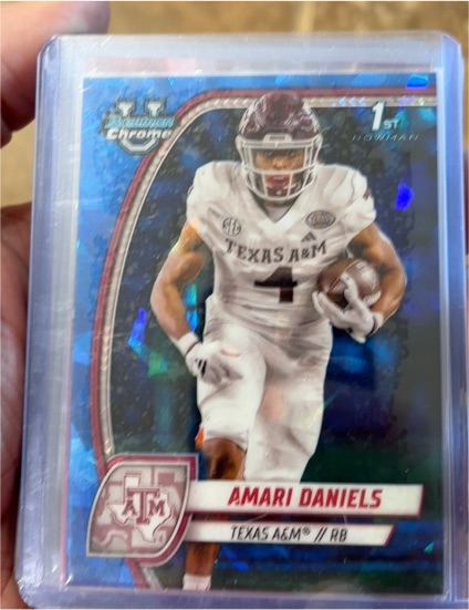 2024 Bowman University Chrome #11 Amari Daniels — front