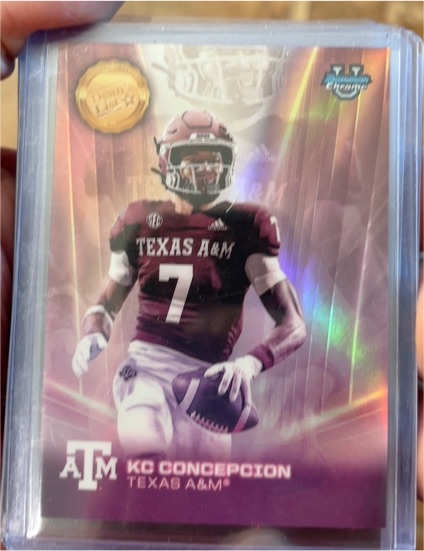 2025 Bowman University Chrome #DL-20 KC Concepcion — front