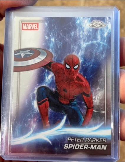 2025 Topps Chrome Marvel Studios #61 Peter Parker Spider-Man — front