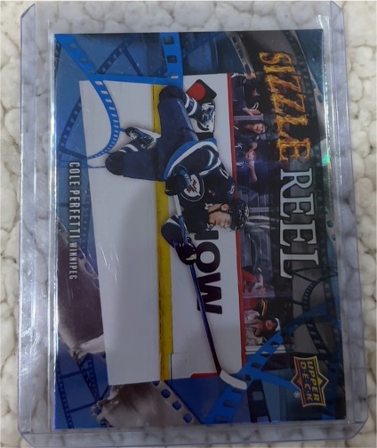 2025-26 Upper Deck Series 1 Sizzle Reel #SR-34 Cole Perfetti — front