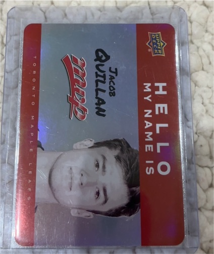 2025-26 Upper Deck MVP #HNI-11 Jacob Quillan — front
