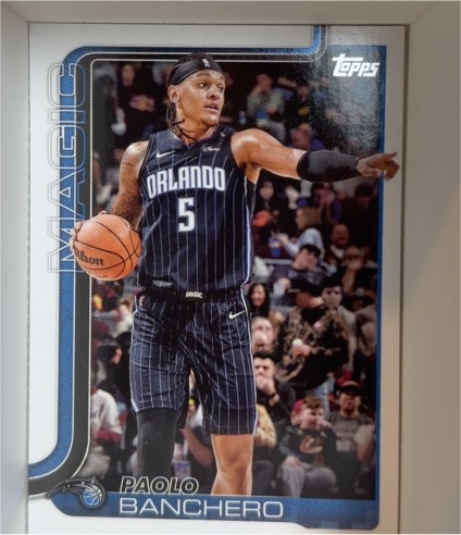 2025 Topps #5 Paolo Banchero — front