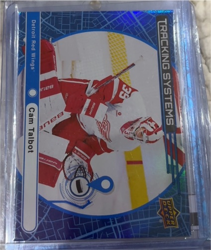 2025-26 Upper Deck #TS-2 Cam Talbot Tracking Systems — front