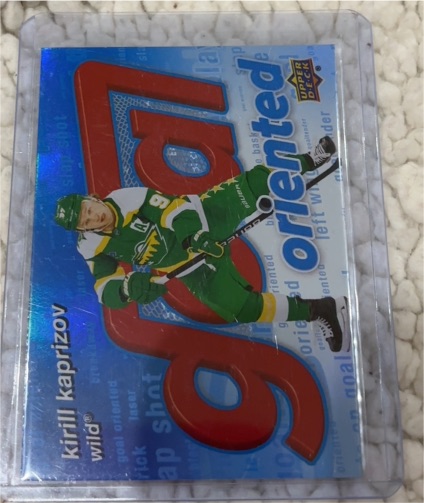 2025-26 Upper Deck Series 1 Goal Oriented #GO-4 Kirill Kaprizov — front
