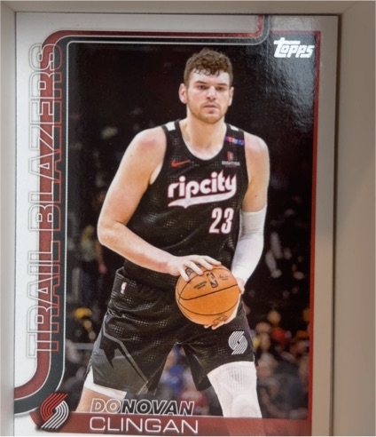 2025-26 Topps #126 Donovan Clingan — front
