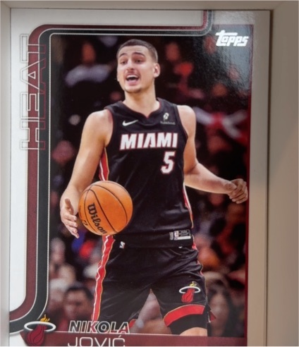 2025-26 Topps #76 Nikola Jovic — front