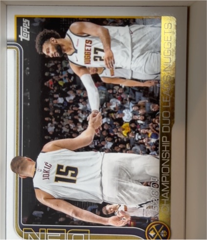 2025-26 Topps #286 5280!: Championship Duo Leads Nuggets — front