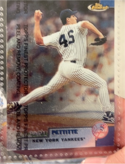 1999 Topps Finest #208 Andy Pettitte — front