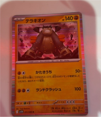 2025 Pokémon Scarlet & Violet SV11W #051 Terrakion — front