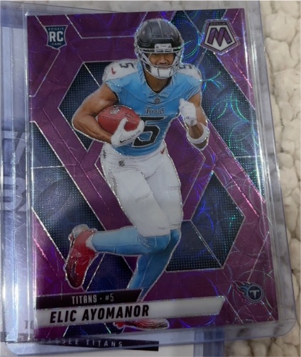 2025 Panini Mosaic #333 Elic Ayomanor — front