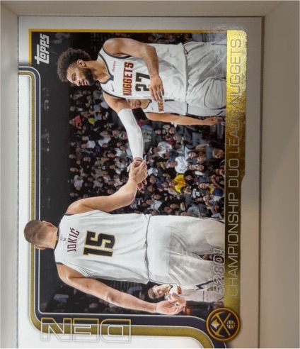 2025-26 Topps #286 Nikola Jokic Jamal Murray Championship Duo Denver Nuggets — front
