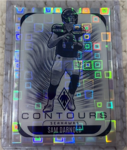 2025 Panini Phoenix #29 Sam Darnold Contours Seahawks — front