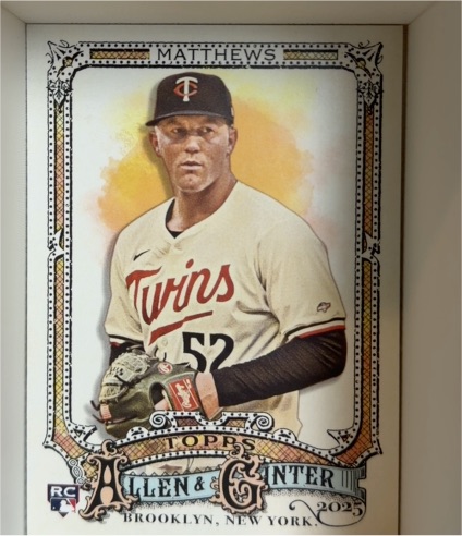 2025 Topps Allen & Ginter #235 Zebby Matthews — front