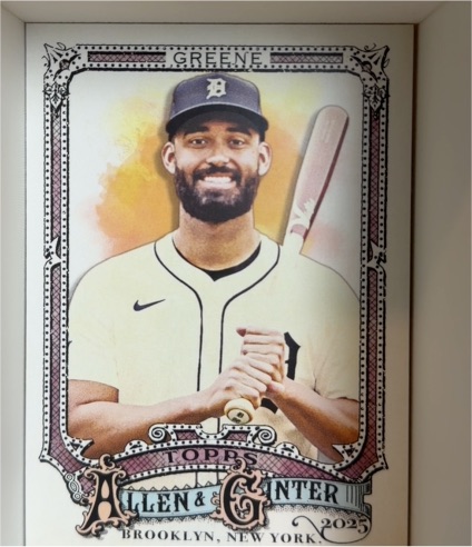 2025 Topps Allen & Ginter #136 Riley Greene — front