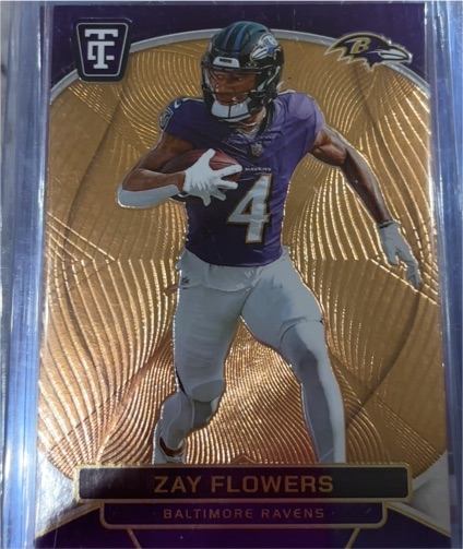 2024 Panini Totally Certified #9 Zay Flowers — front