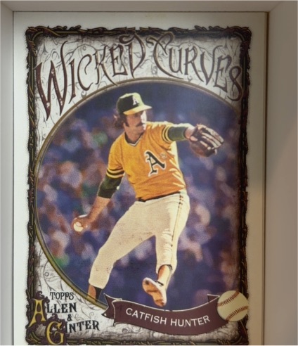 2025 Topps Allen & Ginter #WC-30 Catfish Hunter Wicked Curves — front