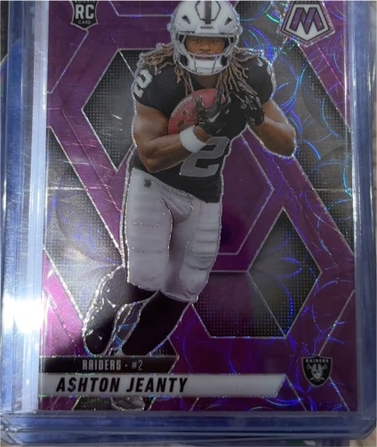 2025 Panini Mosaic #345 Ashton Jeanty — front