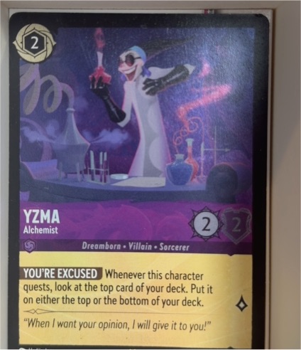 Disney Lorcana The First Chapter #60/204 Yzma Alchemist — front