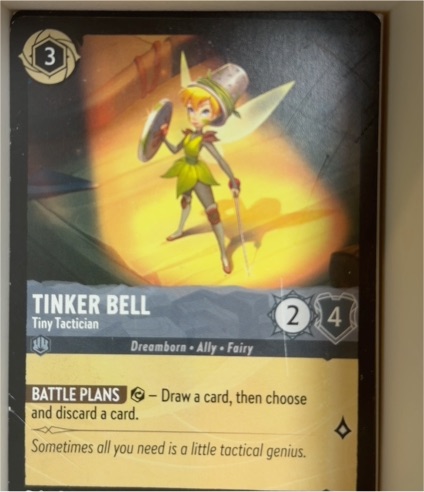 Disney Lorcana The First Chapter #194 Tinker Bell Tiny Tactician — front
