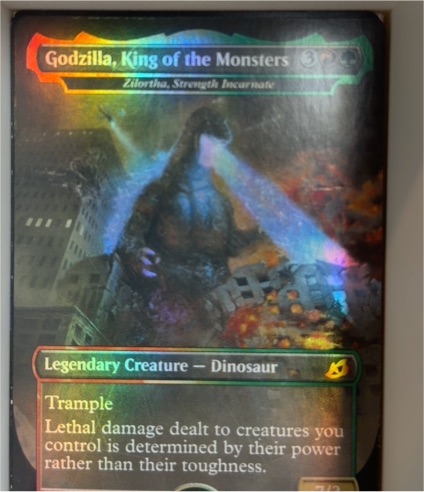 2020 MTG Ikoria #275 Godzilla, King of the Monsters — front