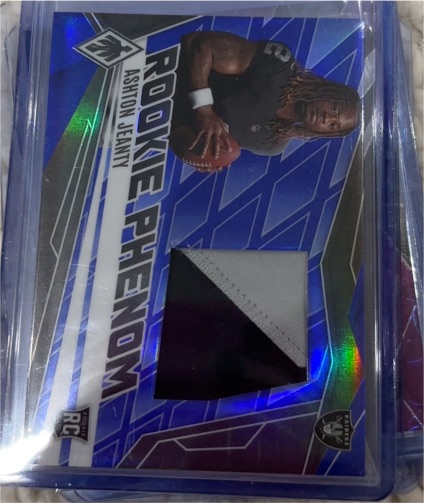 2025 Panini Phoenix #PJY-AJ Ashton Jeanty Rookie Phenom Jersey Relic — front