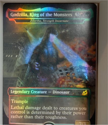 2020 MTG Ikoria #275 Godzilla, King of the Monsters — front