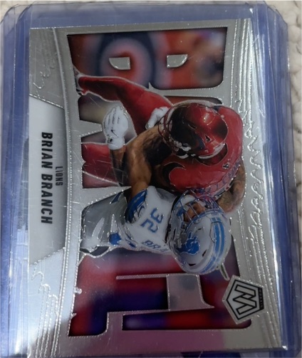 2025 Panini Mosaic #13 Brian Branch Bang! — front