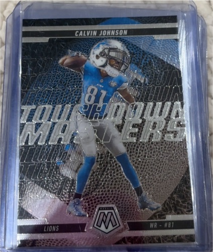2025 Panini Mosaic Touchdown Masters #16 Calvin Johnson — front
