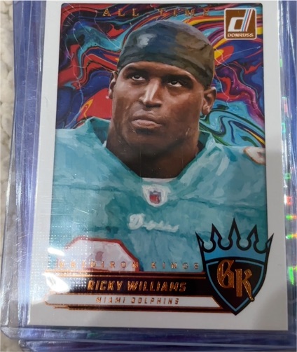 2025 Donruss Football Ricky Williams All-Time Gridiron Kings #ATGK-RWS — front