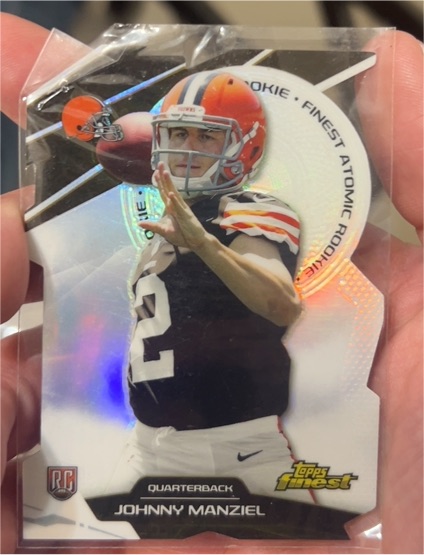 2014 Topps Finest #FAR-JM Johnny Manziel — front