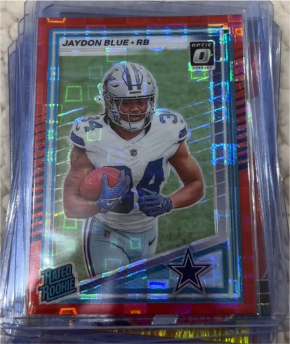 2025 Panini Donruss Rated Rookie #308 Jaydon Blue — front