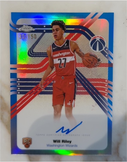 2025 Topps Chrome Next Stop Signatures #NS-WR Will Riley — front