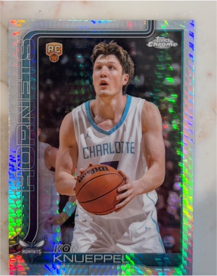 2025-26 Topps Chrome #254 Kon Knueppel — front