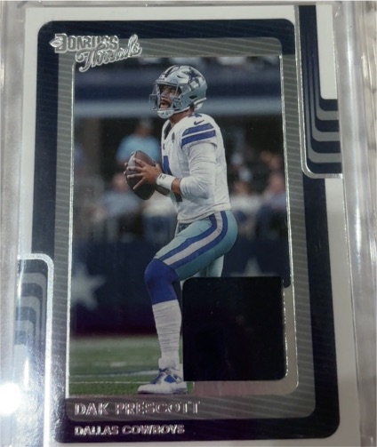 2025 Donruss Threads #DTH-DPT Dak Prescott — front