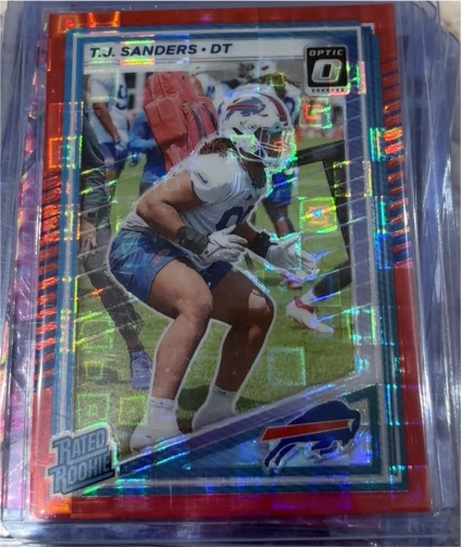 2025 Panini Donruss Optic #351 T.J. Sanders — front