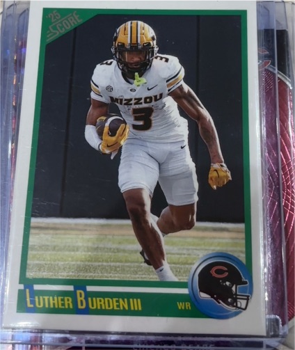 2025 Panini Score #6 Luther Burden III Anniversary Rookie — front
