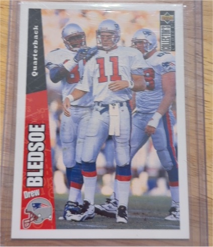 1996 Upper Deck Collector's Choice #96 Drew Bledsoe — front