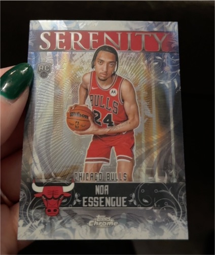 2025-26 Topps Chrome #SY-15 Noa Essengue Serenity — front
