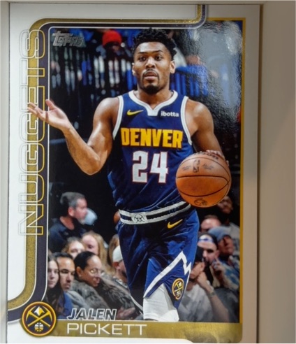 2025-26 Topps #107 Jalen Pickett — front