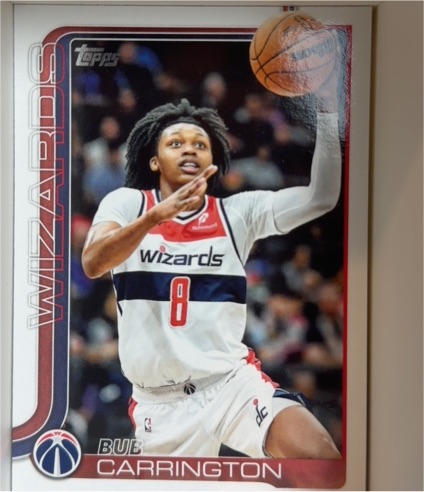 2025-26 Topps #97 Bub Carrington — front