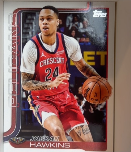 2025-26 Topps #194 Jordan Hawkins — front