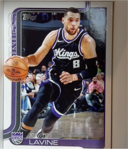 2025-26 Topps #163 Zach LaVine Sacramento Kings — front