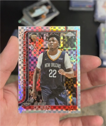 2025-26 Topps Chrome #263 Derik Queen — front