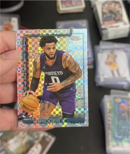 2025-26 Topps Chrome #30 Miles Bridges — front