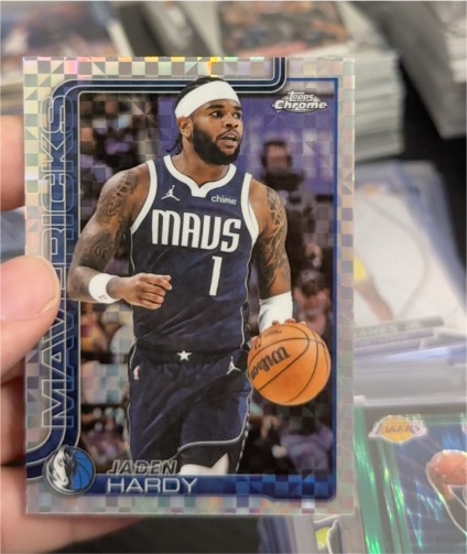 2025-26 Topps Chrome #60 Jaden Hardy — front