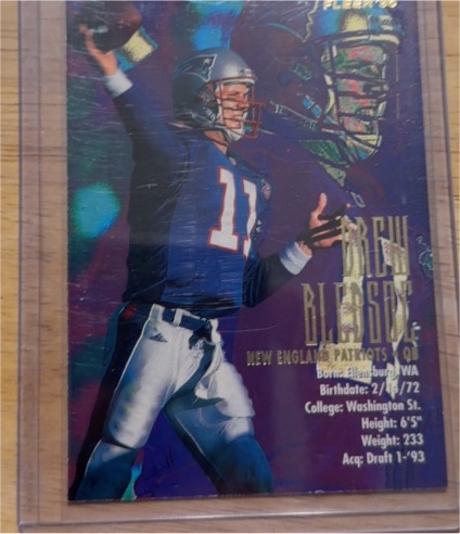 1995 Fleer #246 Drew Bledsoe — front
