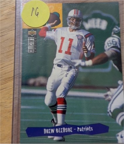 1995 Collector's Choice #38 Drew Bledsoe — front