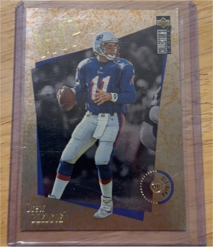 1996 Upper Deck Collector's Choice MVP #M29 Drew Bledsoe — front