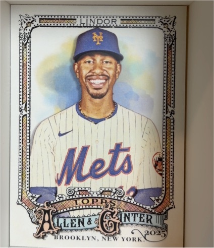 2025 Topps Allen & Ginter #110 Francisco Lindor — front