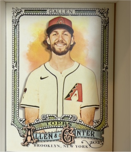 2025 Topps Allen & Ginter #155 Zac Gallen — front